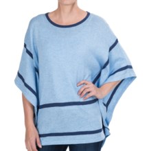 62%OFF 女性のスカーフ＆ラップ 8月シルク軽量ポンチョスタイルのセーター - エルボースリーブ（女性用） August Silk Lightweight Poncho-Style Sweater - Elbow Sleeve (For Women)画像